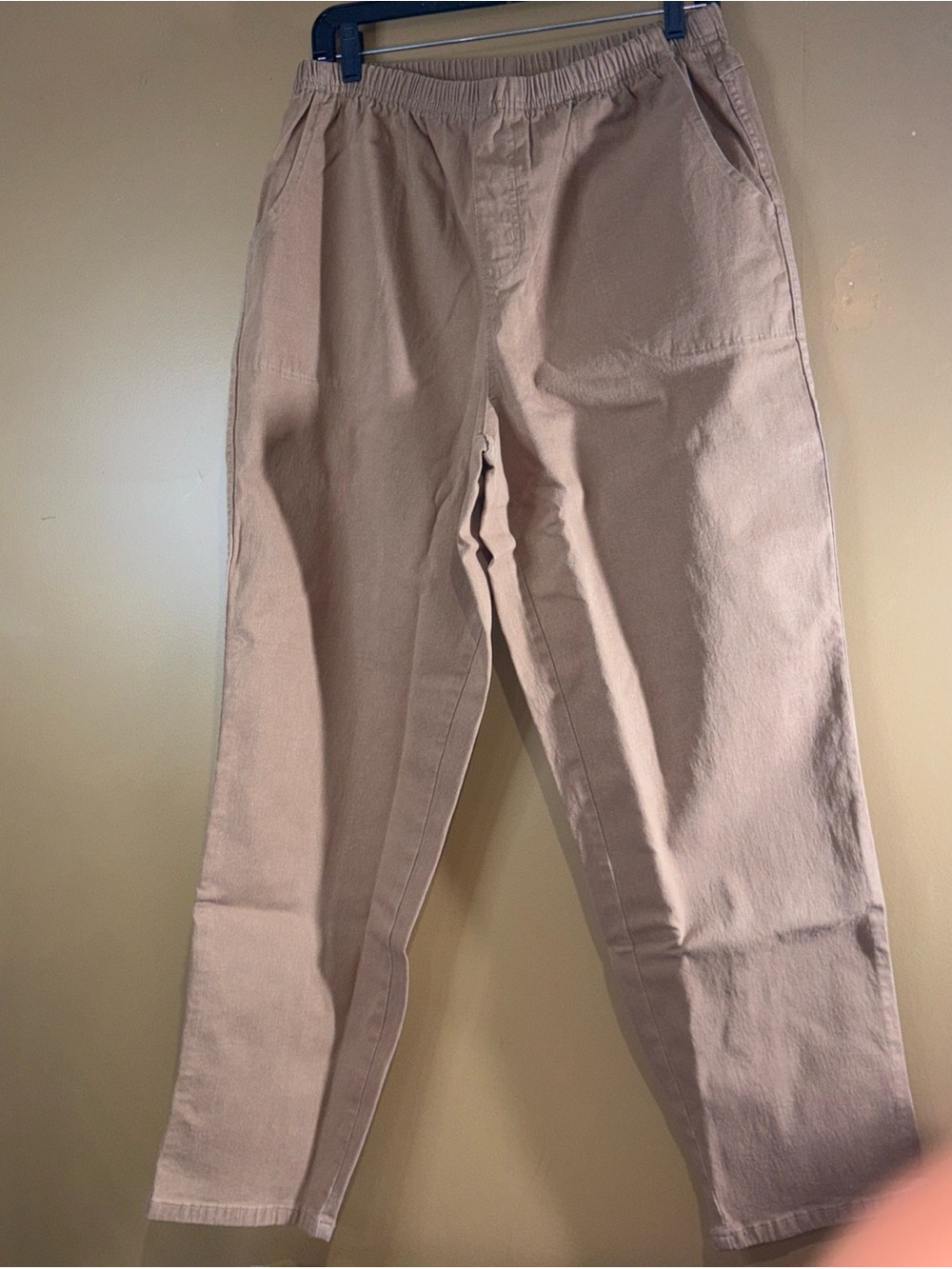 HC808 DENIM& COMPANY WOMENS Light brown JEANS SIZE 1X NEW A262865